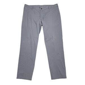 J. Hilburn Pants Men's Size 40 x 32 Gray‎ Casual Career Straight Fit Chino